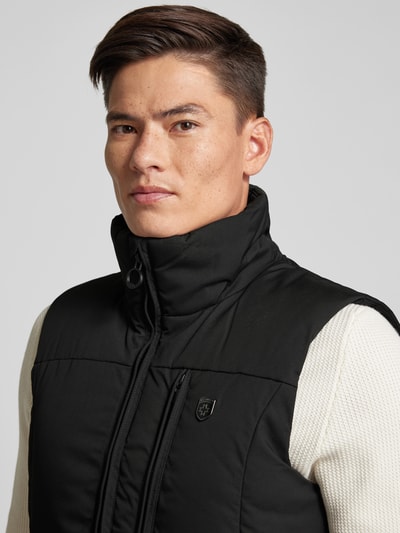 Peek & Cloppenburg WellensteynFunktionsjacke Mit Label-Applikation Modell 'NORDSEE' In Black