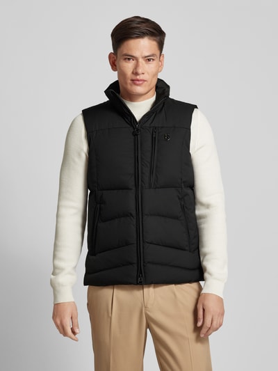 Peek & Cloppenburg WellensteynFunktionsjacke Mit Label-Applikation Modell 'NORDSEE' In Black