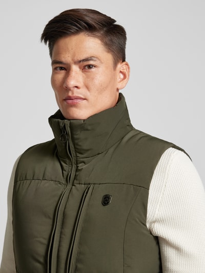 Peek & Cloppenburg WellensteynFunktionsjacke Mit Label-Applikation Modell 'NORDSEE' In Oliv