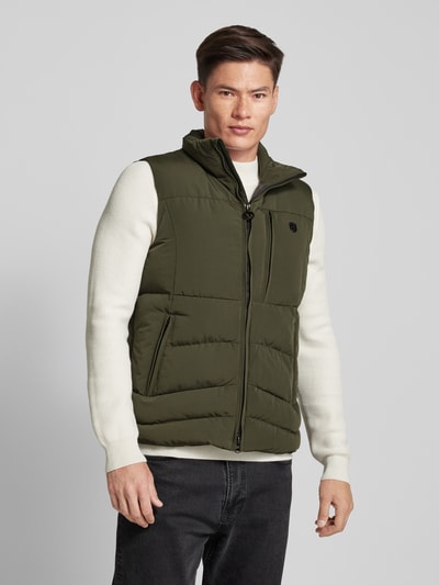 Peek & Cloppenburg WellensteynFunktionsjacke Mit Label-Applikation Modell 'NORDSEE' In Oliv