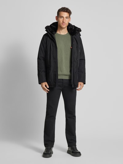 Peek & Cloppenburg WellensteynFunktionsjacke mit Reißverschlusstaschen Modell 'HALIFAX' in black