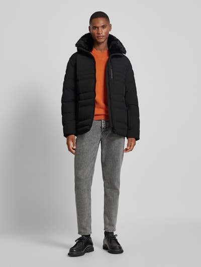 Peek & Cloppenburg WellensteynFunktionsjacke mit Reißverschlusstaschen Modell 'POLAR' in black