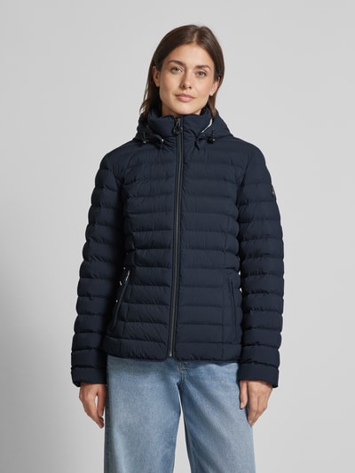 Peek & Cloppenburg WellensteynFunktionsjacke Mit Reißverschlusstaschen Modell 'ITALY HOOD' In Marine