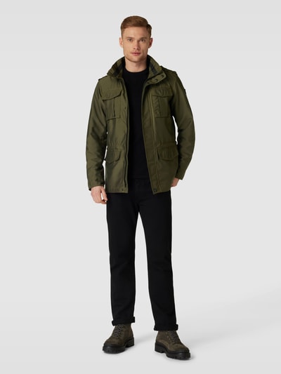Peek & Cloppenburg WellensteynFunktionsjacke mit Schulterriegeln in oliv