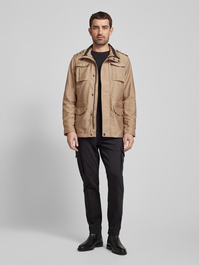 Peek & Cloppenburg WellensteynFunktionsjacke mit Schulterriegeln in sand