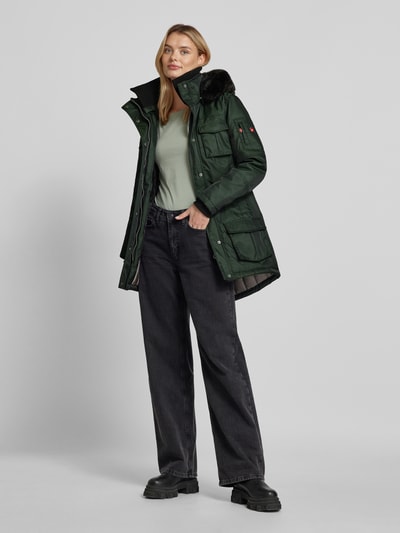 Peek & Cloppenburg WellensteynFunktionsjacke mit Stehkragen Modell 'SCHNEEZAUBER' in dunkelgruen