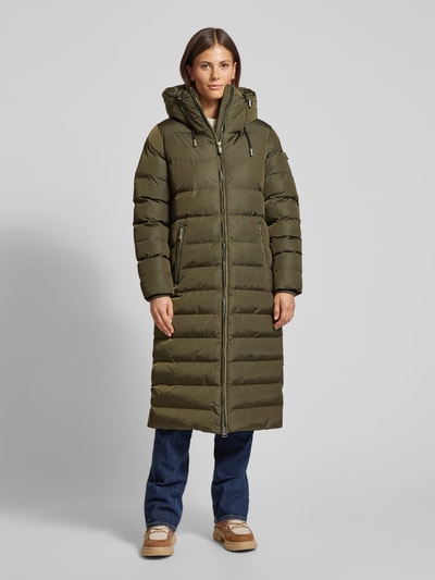 Peek & Cloppenburg WellensteynFunktionsmantel Mit Reißverschlusstaschen Modell 'CORDOBA' In Oliv Melange