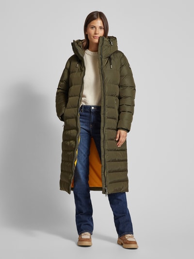 Peek & Cloppenburg WellensteynFunktionsmantel mit Reißverschlusstaschen Modell 'CORDOBA' in oliv melange