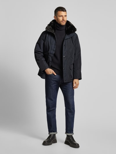 Peek & Cloppenburg WellensteynJacke mit Kapuze Modell 'HALIFAX' in marine