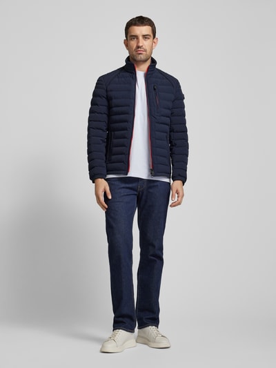 Peek & Cloppenburg WellensteynJacke mit Stehkragen Modell 'MOL' in marine