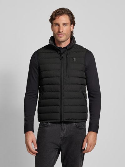 Peek & Cloppenburg WellensteynOutdoor-Weste Mit Napoleontasche In Black