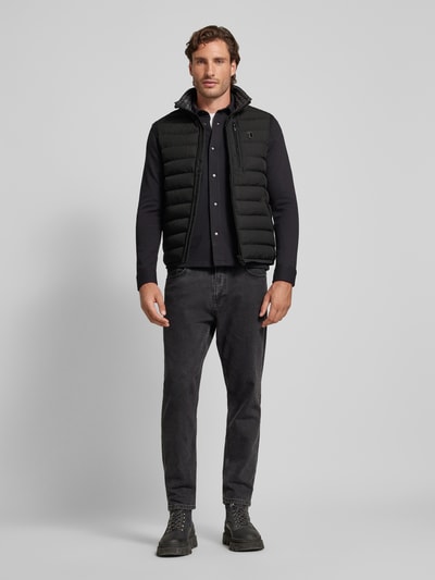 Peek & Cloppenburg WellensteynOutdoor-Weste mit Napoleontasche in black