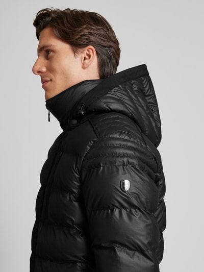 Peek & Cloppenburg WellensteynSteppjacke Mit Kapuze Modell 'BLACKJACK' In Black