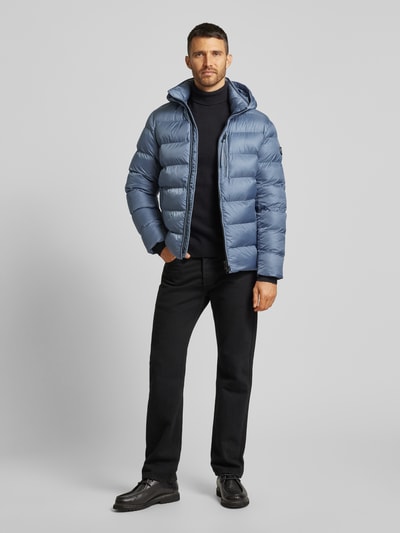 Peek & Cloppenburg WellensteynSteppjacke mit Label-Detail Modell 'BLACKBIRD' in stein