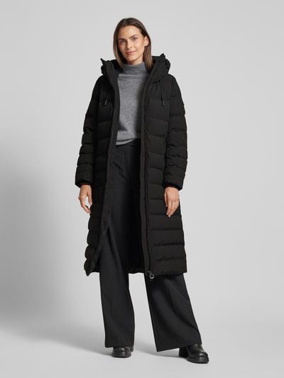 Peek & Cloppenburg WellensteynSteppmantel mit Kapuze Modell 'CORDOBA' in black