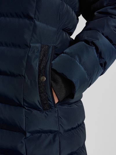 Peek & Cloppenburg WellensteynSteppmantel Mit Kapuze Modell 'SANTORIN' In Marine