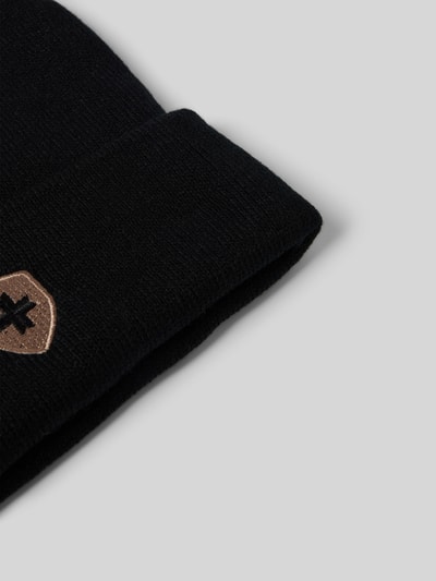 Peek & Cloppenburg WellensteynStrickmütze Mit Logo-Stitching In Black