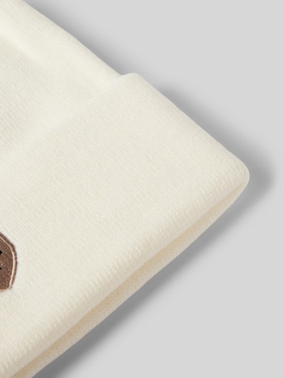 Peek & Cloppenburg WellensteynStrickmütze Mit Logo-Stitching In Weiss