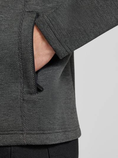 Peek & Cloppenburg WellensteynSweatjacke Mit Logo-Stitching Modell 'TAMPER' In Anthrazit