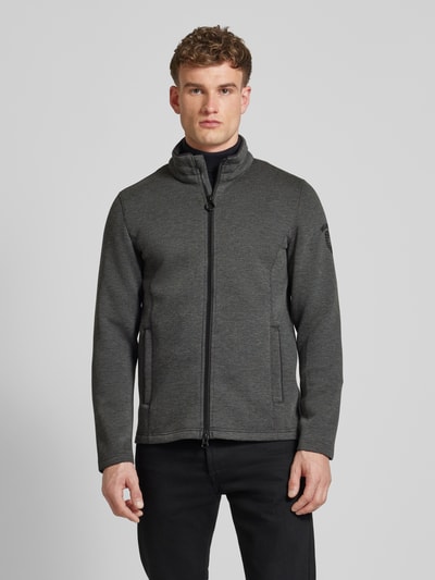 Peek & Cloppenburg WellensteynSweatjacke Mit Logo-Stitching Modell 'TAMPER' In Anthrazit