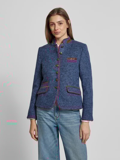 Peek & Cloppenburg WHITE LABELBlazer Mit Stehkragen In Jeansblau