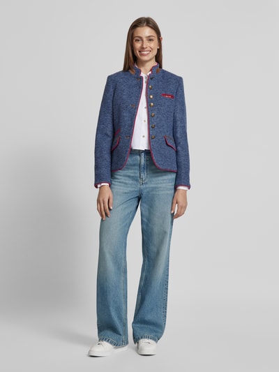 Peek & Cloppenburg WHITE LABELBlazer Mit Stehkragen In Jeansblau