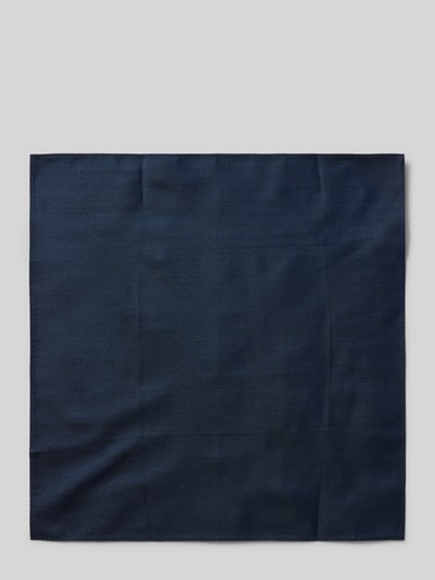 Peek & Cloppenburg WillenSeideneinstecktuch Mit Strukturmuster In Marine