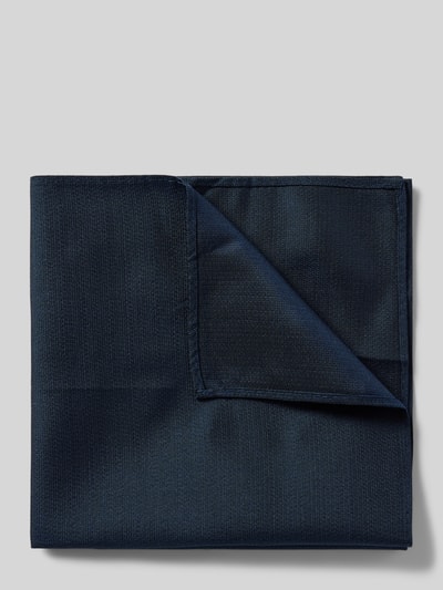 Peek & Cloppenburg WillenSeideneinstecktuch mit Strukturmuster in marine