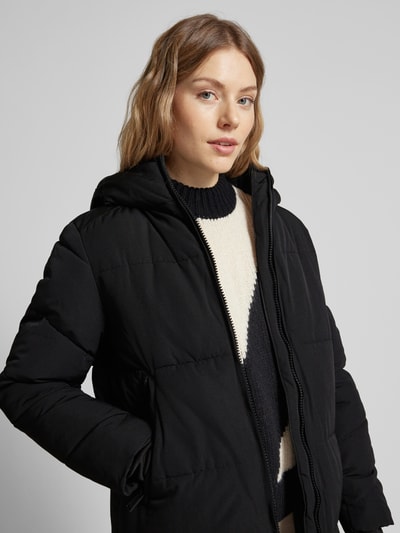 Peek & Cloppenburg WITHBLACKSteppmantel Mit Kapuze In Black