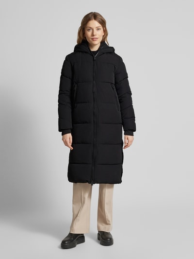 Peek & Cloppenburg WITHBLACKSteppmantel Mit Kapuze In Black