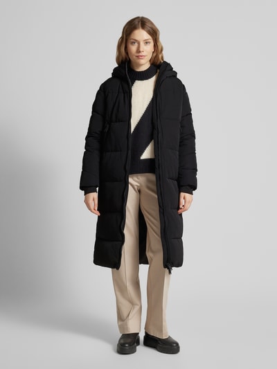 Peek & Cloppenburg WITHBLACKSteppmantel mit Kapuze in black