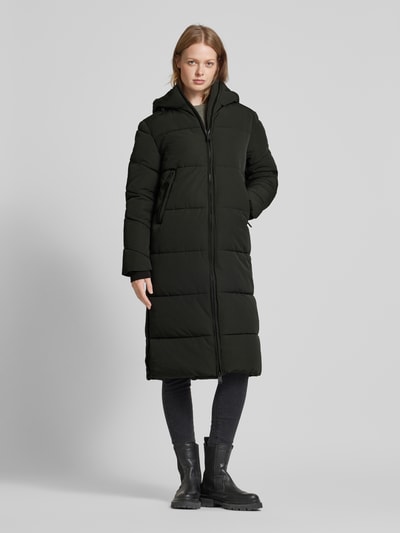 Peek & Cloppenburg WITHBLACKSteppmantel Mit Kapuze In Dunkelgruen