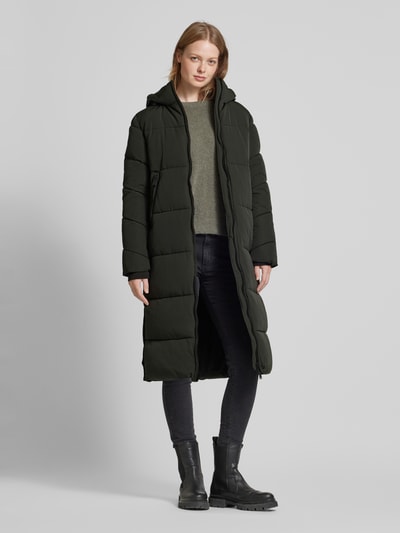 Peek & Cloppenburg WITHBLACKSteppmantel mit Kapuze in dunkelgruen Peek & Cloppenburg WITHBLACKSteppmantel mit Kapuze in dunkelgruen