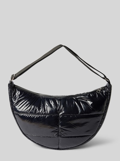 Peek & Cloppenburg WOUFHandtasche Mit Label-Patch Modell 'Black Glossy' In Black