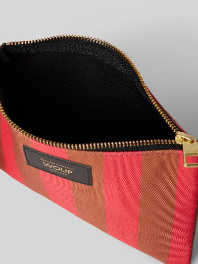 Peek & Cloppenburg WOUFKosmetiktasche Mit Label-Patch Modell 'Pat' In Neon Pink