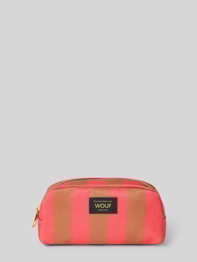 Peek & Cloppenburg WOUFKosmetiktasche Mit Label-Patch Modell 'Pat' In Neon Pink