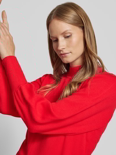 Peek & Cloppenburg YASStrickpullover Mit Stehkragen Modell 'FONNY' In Rot
