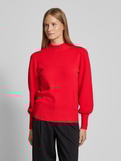 Peek & Cloppenburg YASStrickpullover Mit Stehkragen Modell 'FONNY' In Rot