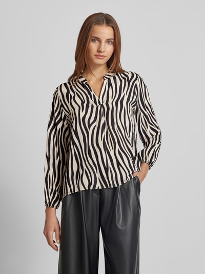 Peek & Cloppenburg ZABAIONEBlusenshirt Mit V-Ausschnitt In Weiss