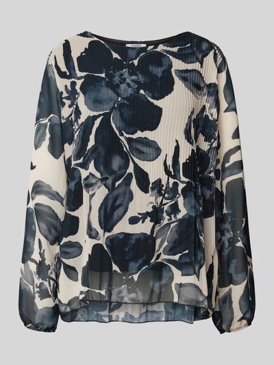 Peek & Cloppenburg ZABAIONERegular Fit Bluse Mit Plisseefalten In Petrol