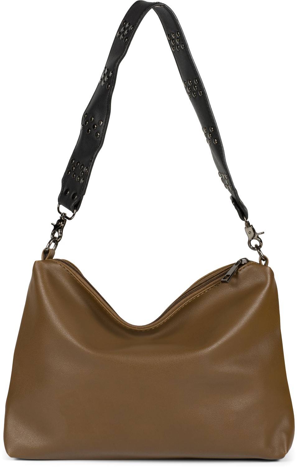 Stylebreaker 2 In 1 Schultertasche Mit Nietengurt Und Innentasche