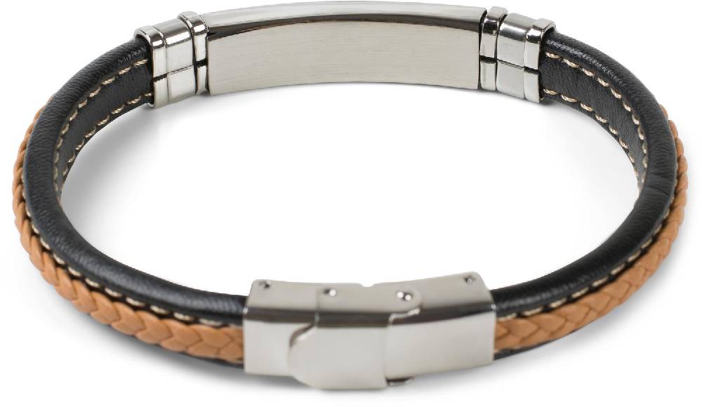 Stylebreaker Armband Mit Flecht Und Metallelementen