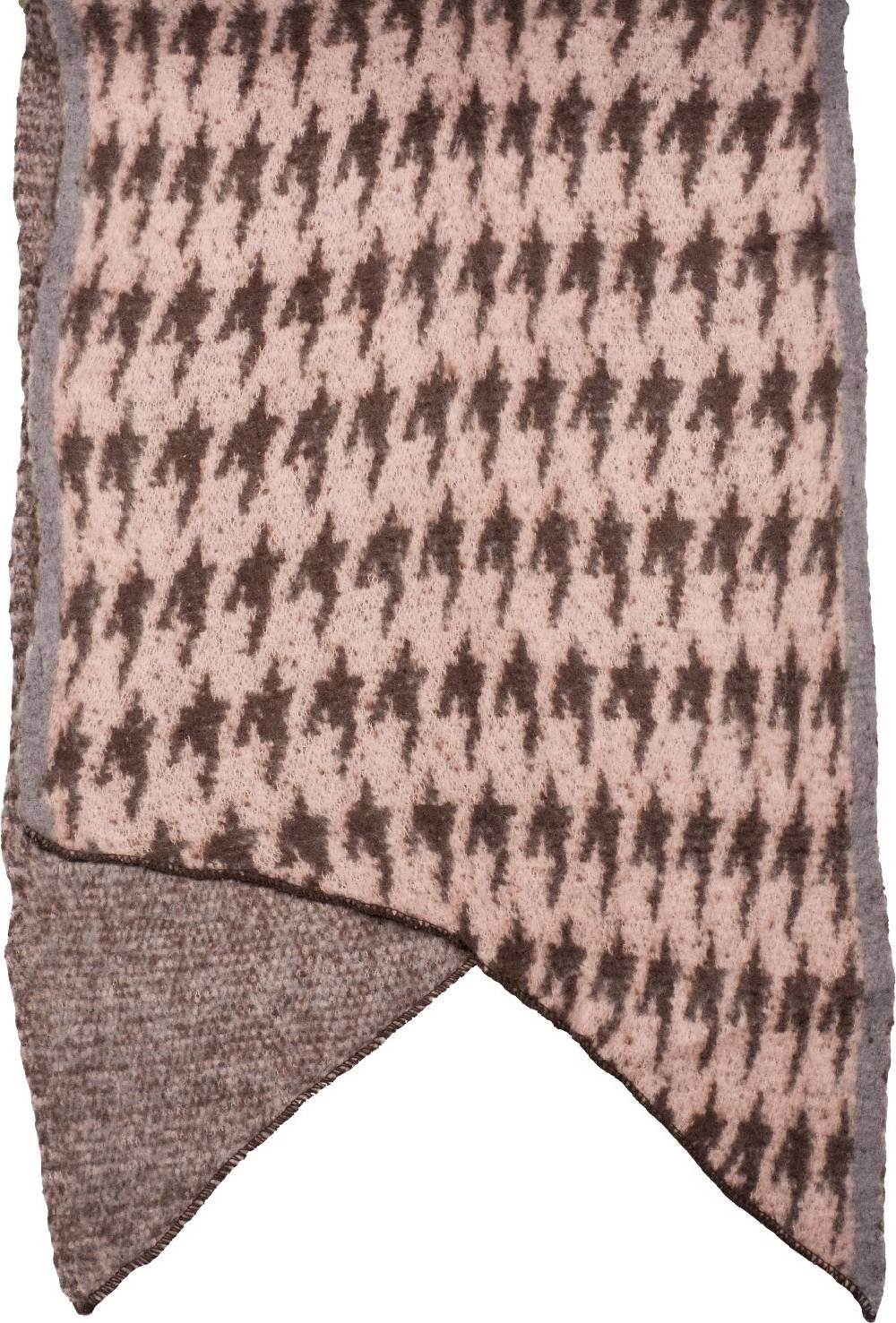 Stylebreaker Asymmetrischer Web Schal Mit Pepita Hahnentritt Muster