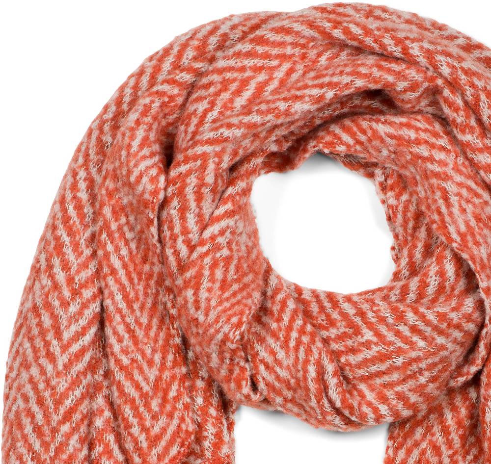 Stylebreaker Asymmetrischer Zacken Muster Web Schal