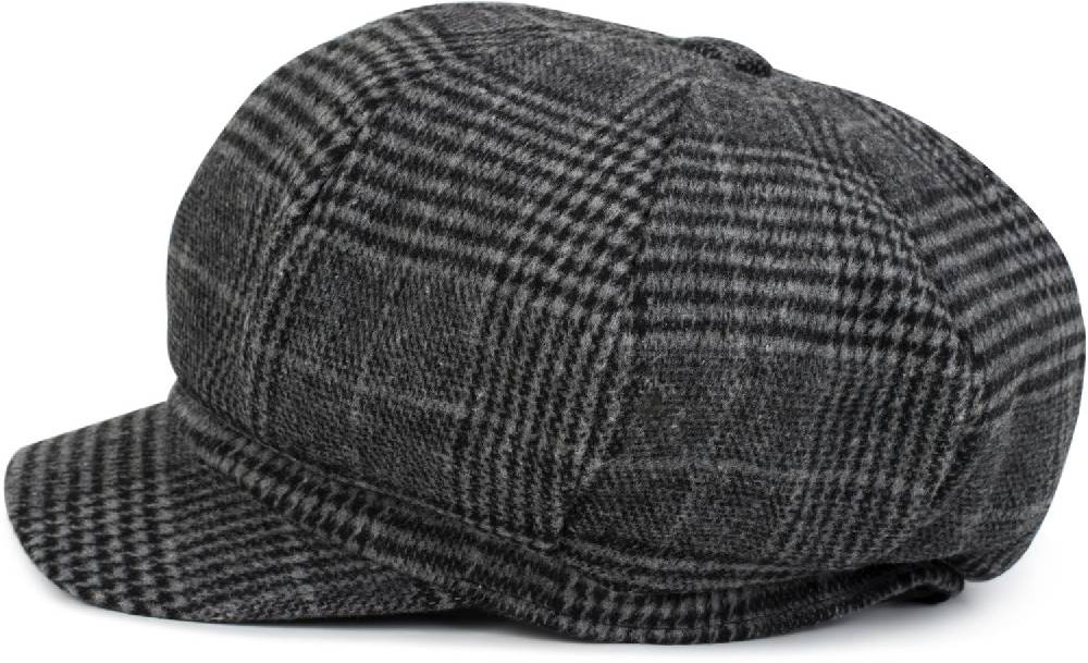 Stylebreaker Bakerboy Mütze Mit Glencheck Karo Muster