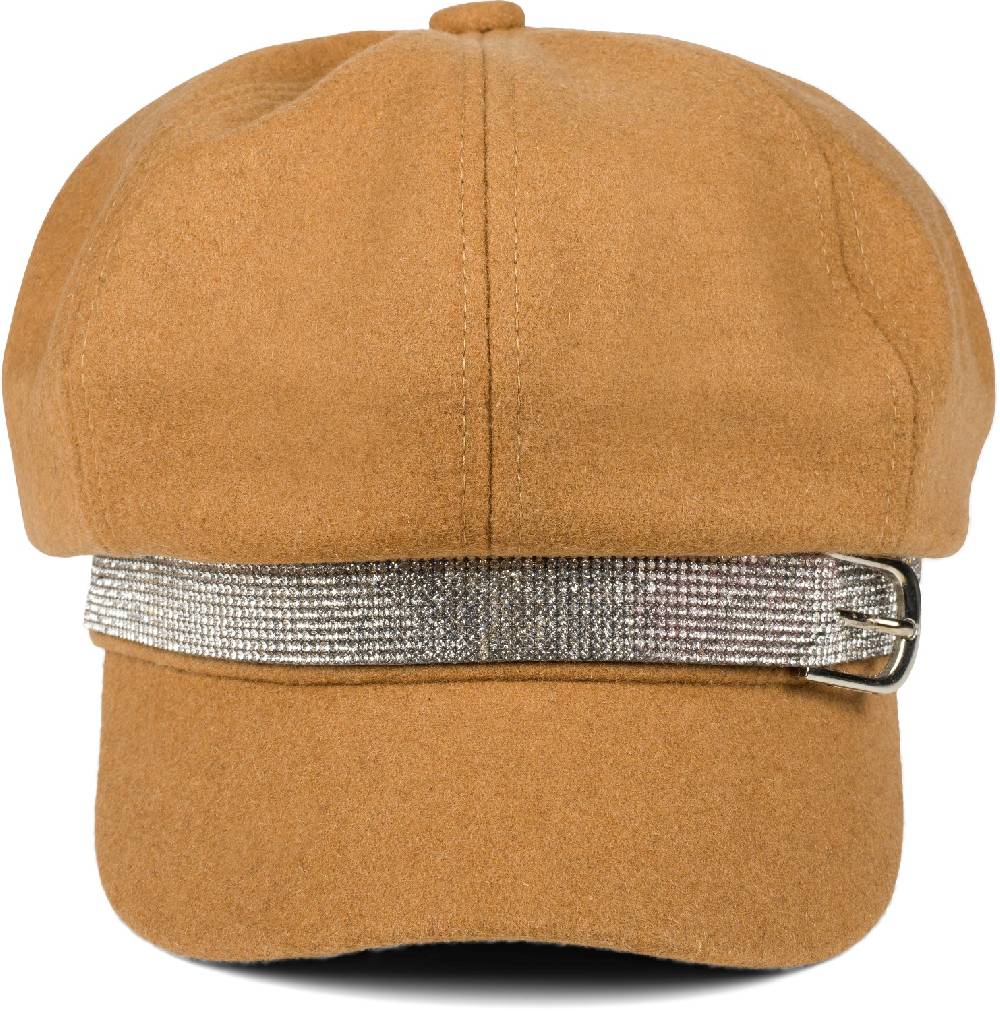 Stylebreaker Bakerboy Schiebermütze Mit Strassbesatz