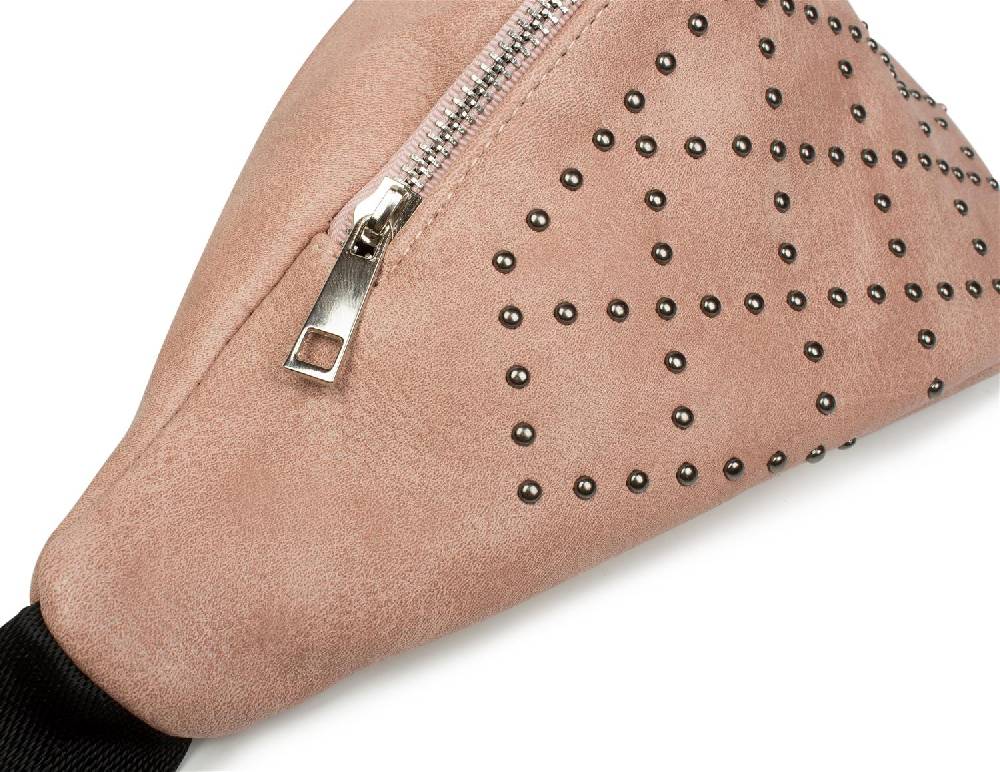 Stylebreaker Bauchtasche Kugelnieten Raute, Gürteltasche