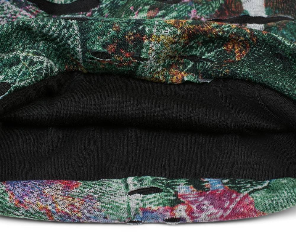 Stylebreaker Beanie Mit Farbklecksen In Destroyed Optik