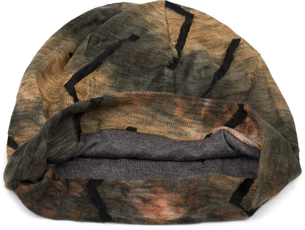 Stylebreaker Beanie Mütze Destroyed Batik Farbverlauf