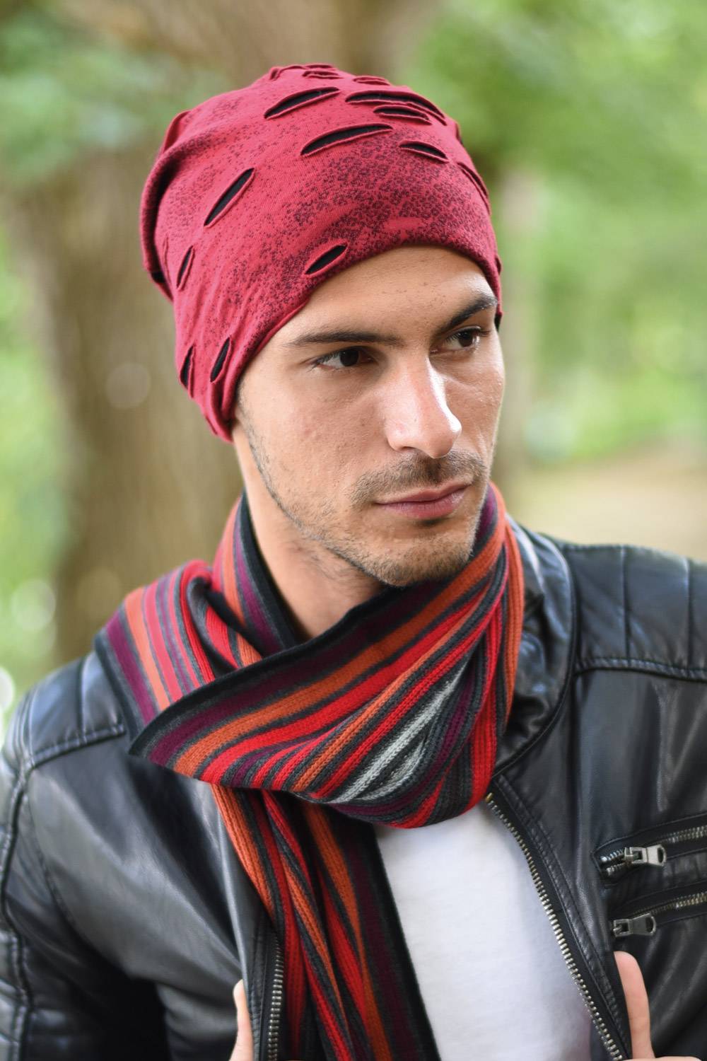 Stylebreaker Beanie Mütze Im Destroyed Vintage Used Look